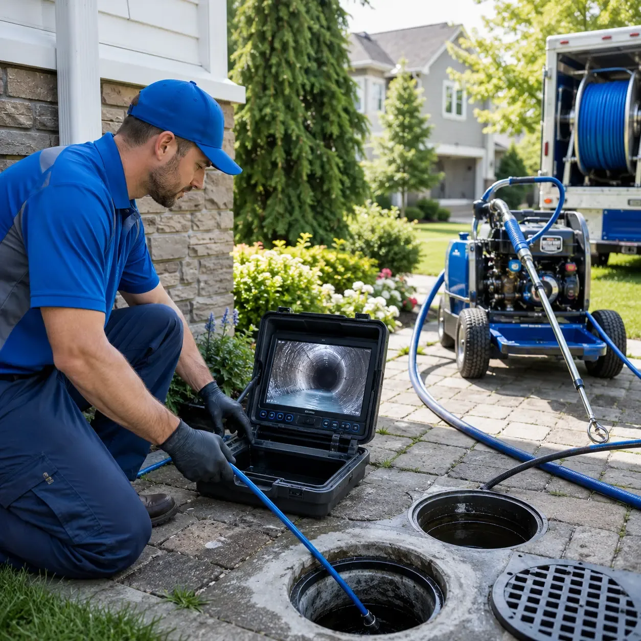 Outdoor drain cleaning professionals serving Sharon, ND